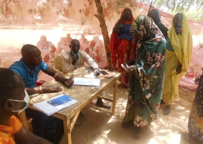 Distribution de cash transfert en faveur des ménages vulnérables à Farchana